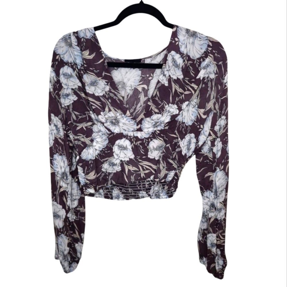 Floral Long Sleeve Women's Top